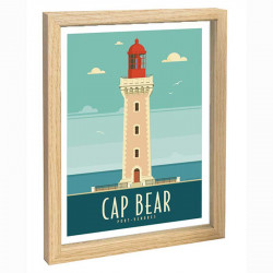 Cap Bear Travel poster 30x40