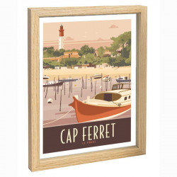 Cap Ferret Travel poster 30x40