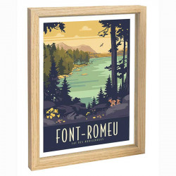 Font Romeu Travel poster...