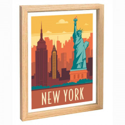 New York Travel poster 30x40