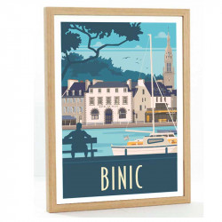 Binic Travel poster 50X70