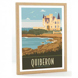 Quiberon Travel poster...