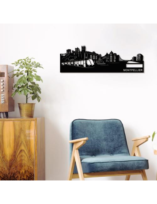 Sculpture murale métal Montpellier – découpe laser