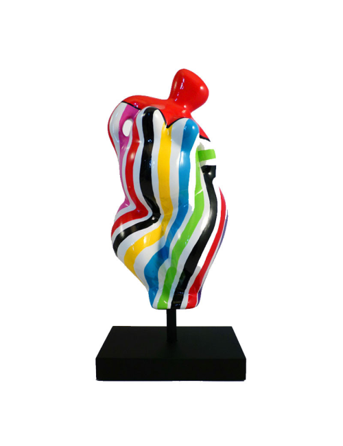 Sculpture Rainbow rouge Déesse