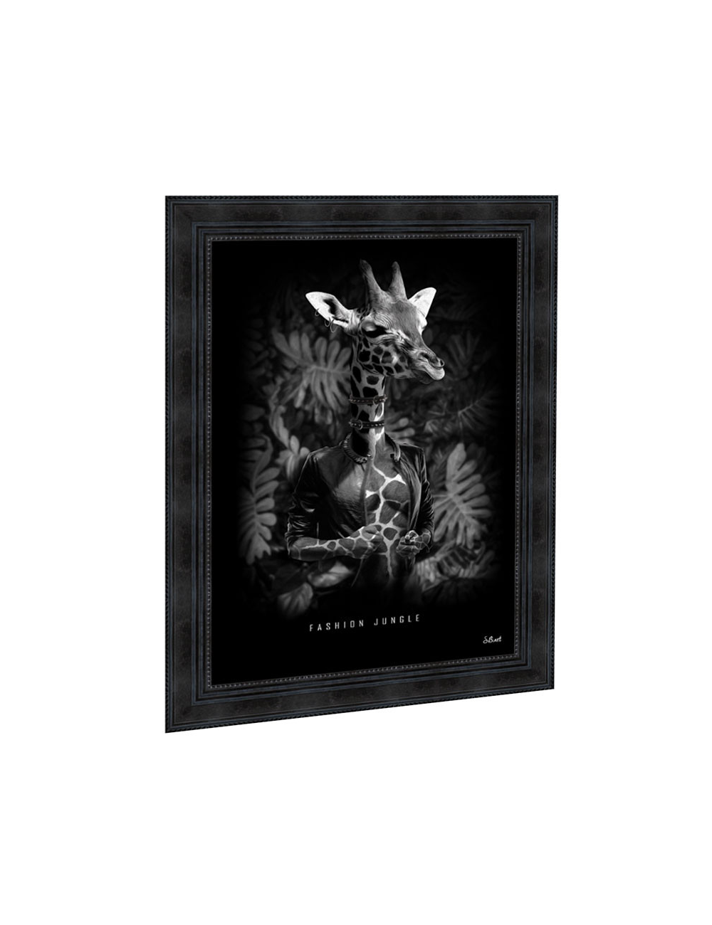 " Fashion jungle " de Sylvain BINET, Tableau design 50x70 " Fashion jungle " de Sylvain BINET, Tableau design 50x70