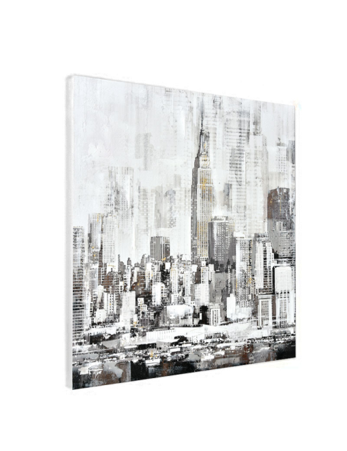 Tableau skyline New York en noir et blanc – 60x60