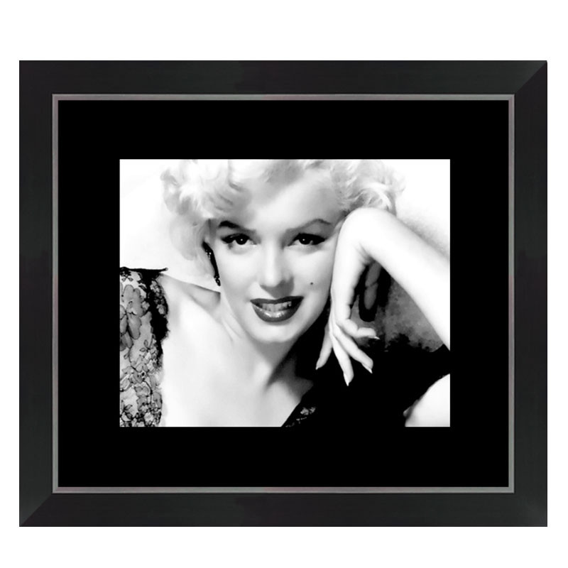 " Marilyn Monroe ",Tableau cinéma noir et blanc