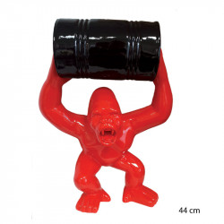 "Gorille et baril rouge et noir, Donkey Kong ", GM