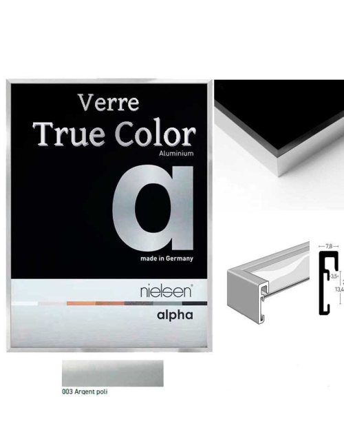 Cadre Nielsen photo - ALPHA TRUE COLOR alu