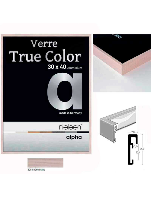 Cadre Nielsen photo - ALPHA TRUE COLOR placage bois véritable