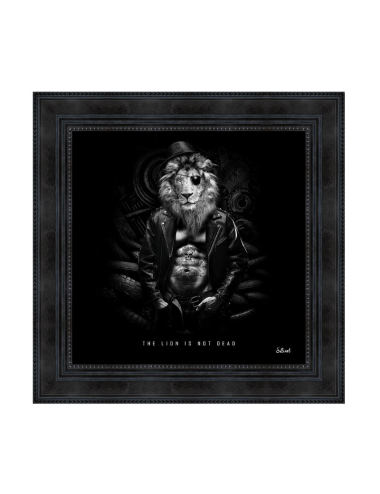 "The lion is not dead",Tableau design Sylvain Binet