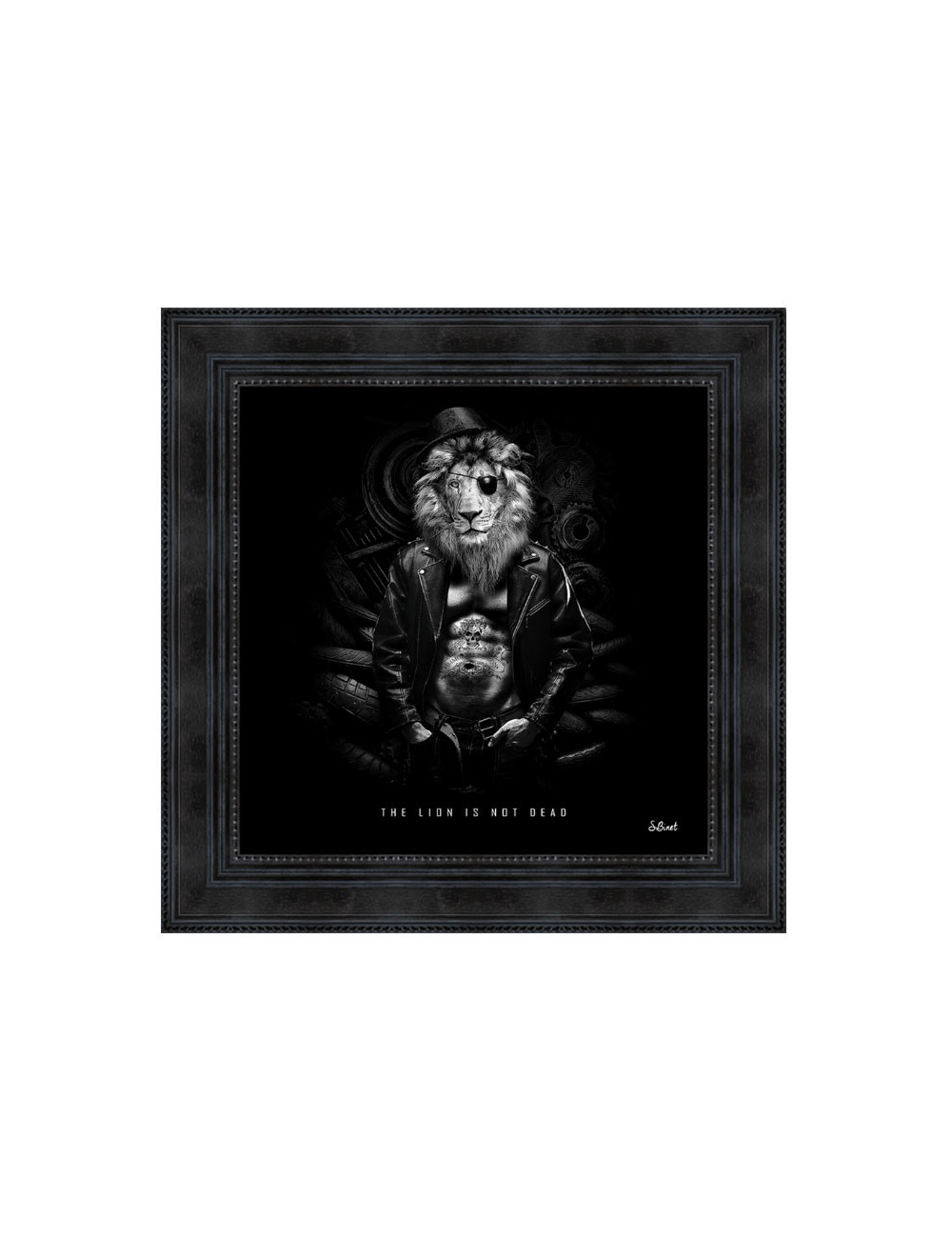 "The lion is not dead",Tableau design Sylvain Binet
