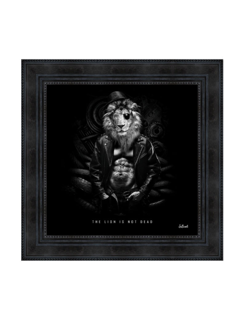 "The lion is not dead",Tableau design Sylvain Binet