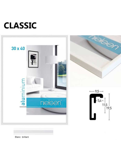 Cadre Nielsen photo- CLASSIC Alu