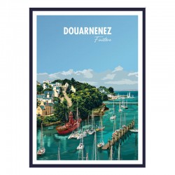 "Douarnenez", Travel poster...