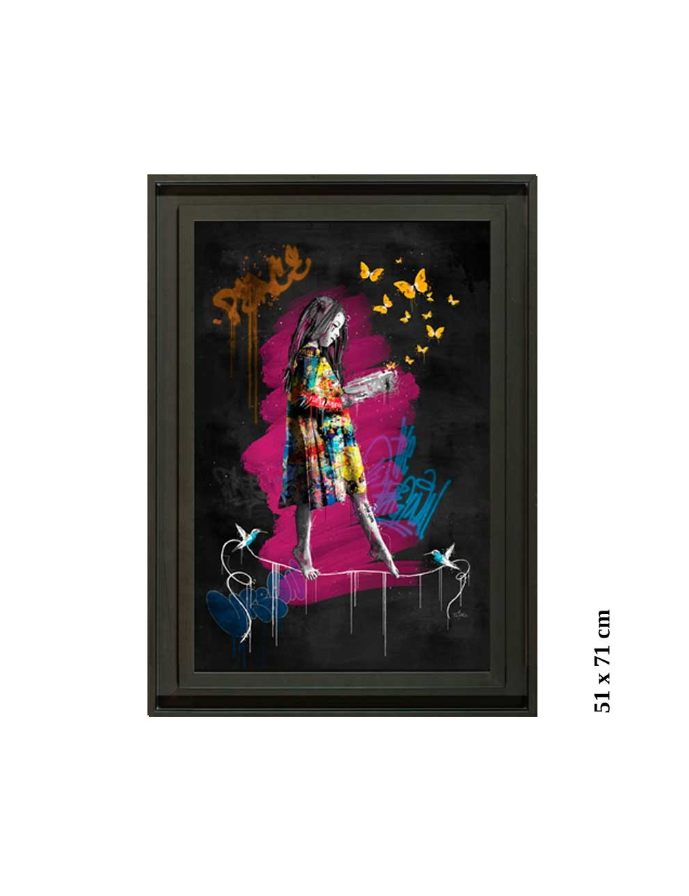 La fille et le livre, Tableau de Romaric