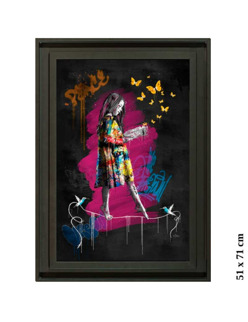 La fille et le livre, Tableau de Romaric