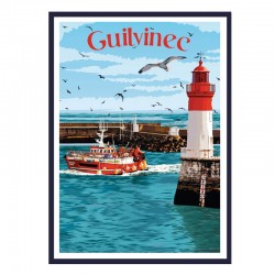 "Guilvinec", Travel poster...