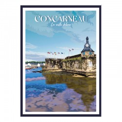 "Concarneau", Travel poster...