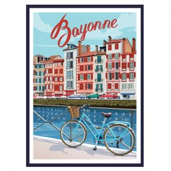 "Bayonne", Travel poster...