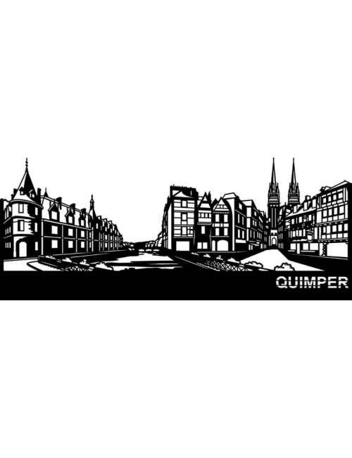 " Quimper ",Déco murale métal