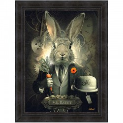 "Mister Rabbit",50x70cm, de...