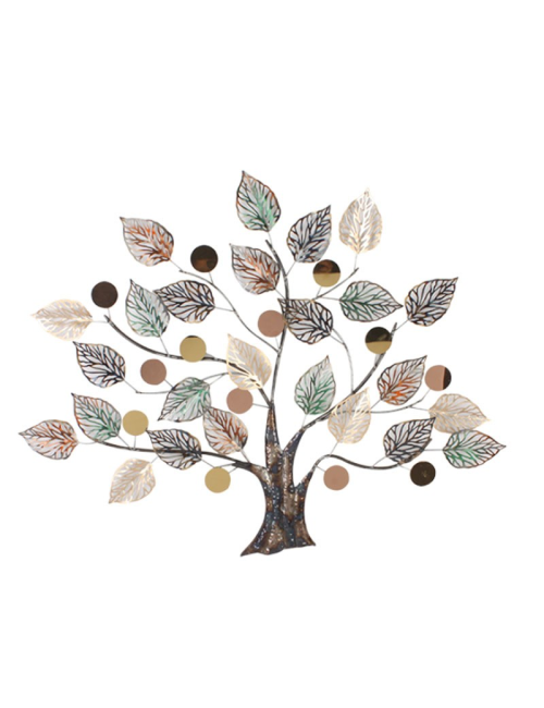 " Arbre de vie sculpté ", Décoration murale métal