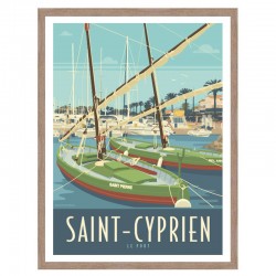 "Saint-Cyprien, le port",...