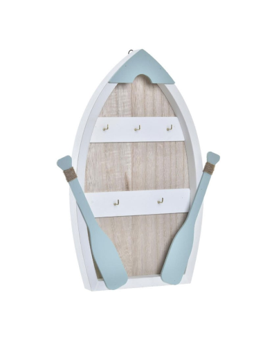 Boîte à clés bois bateau déco marine style bord de mer