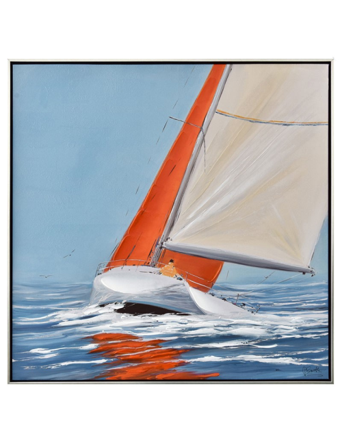 "Voilier et skipper ", tableau marin design