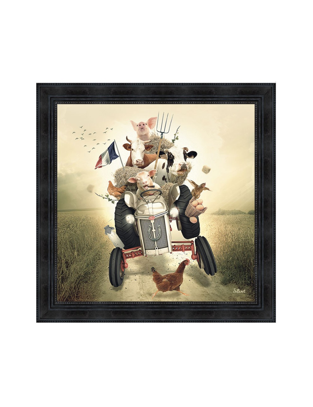 Tracteur, Tableau XXL de SYLVAIN BINET