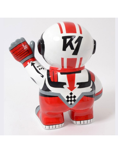 Sculpture résine BOY Z Moto 45×40 cm
