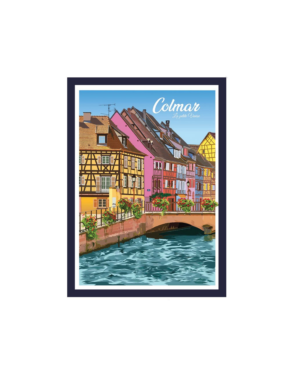 Affiche Colmar Alsace – Poster encadré Petite Venise