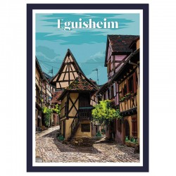 "Eguisheim", Travel poster...
