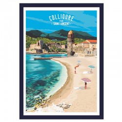 "Collioure, La plage...