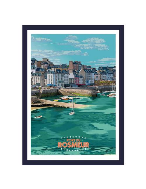 Port du Rosmeur- affiche Travel poster encadrée