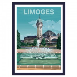"Limoges", Travel poster...
