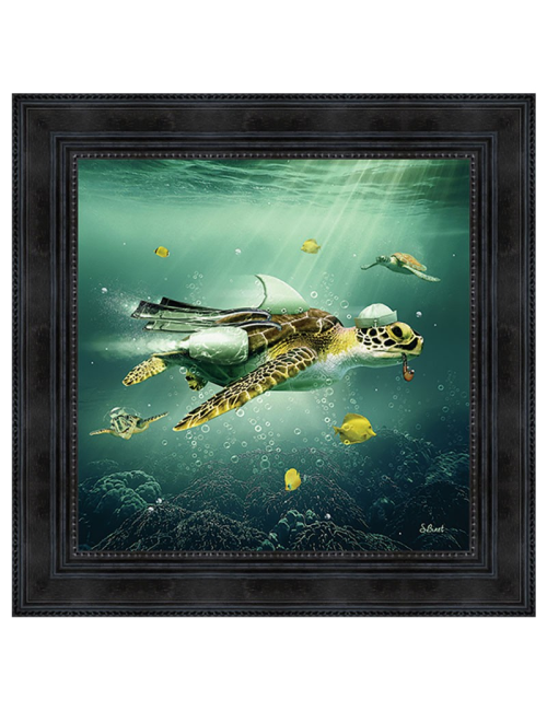 Tableau Tortue de Sylvain Binet