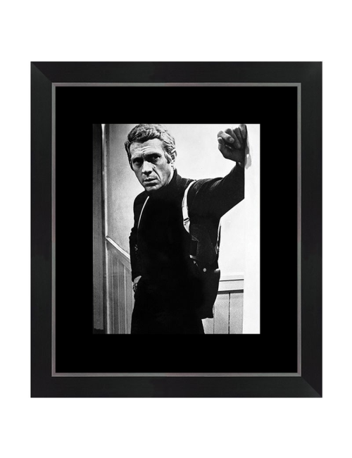 "Steve McQueen", Tableau cinéma noir et blanc