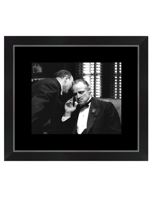 "Le Parrain, M.Brando",Tableau cinéma noir et blanc