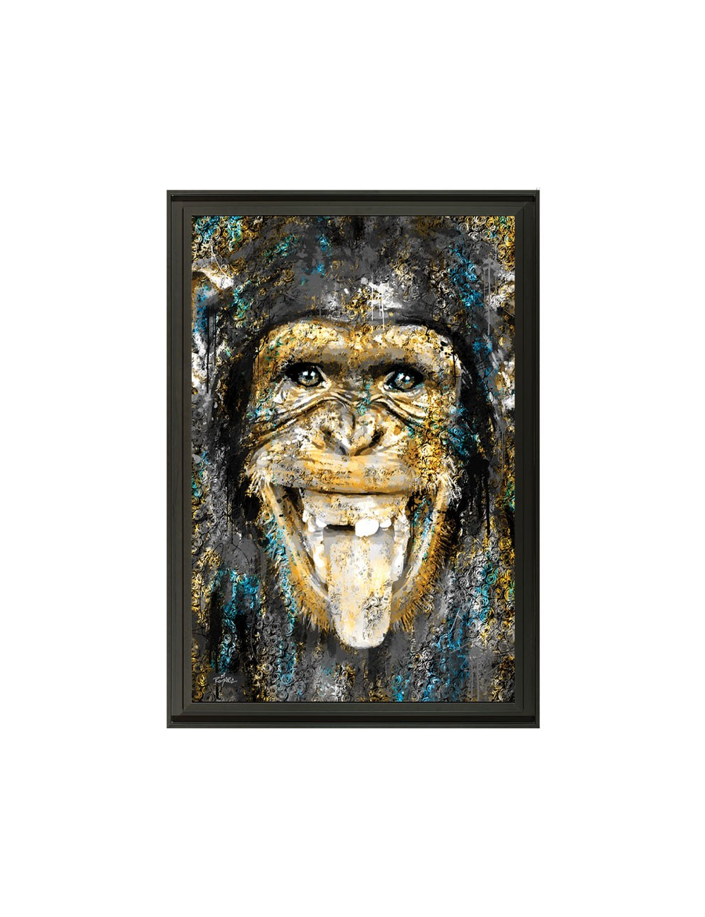 Singe rieur, Tableau de ROMARIC