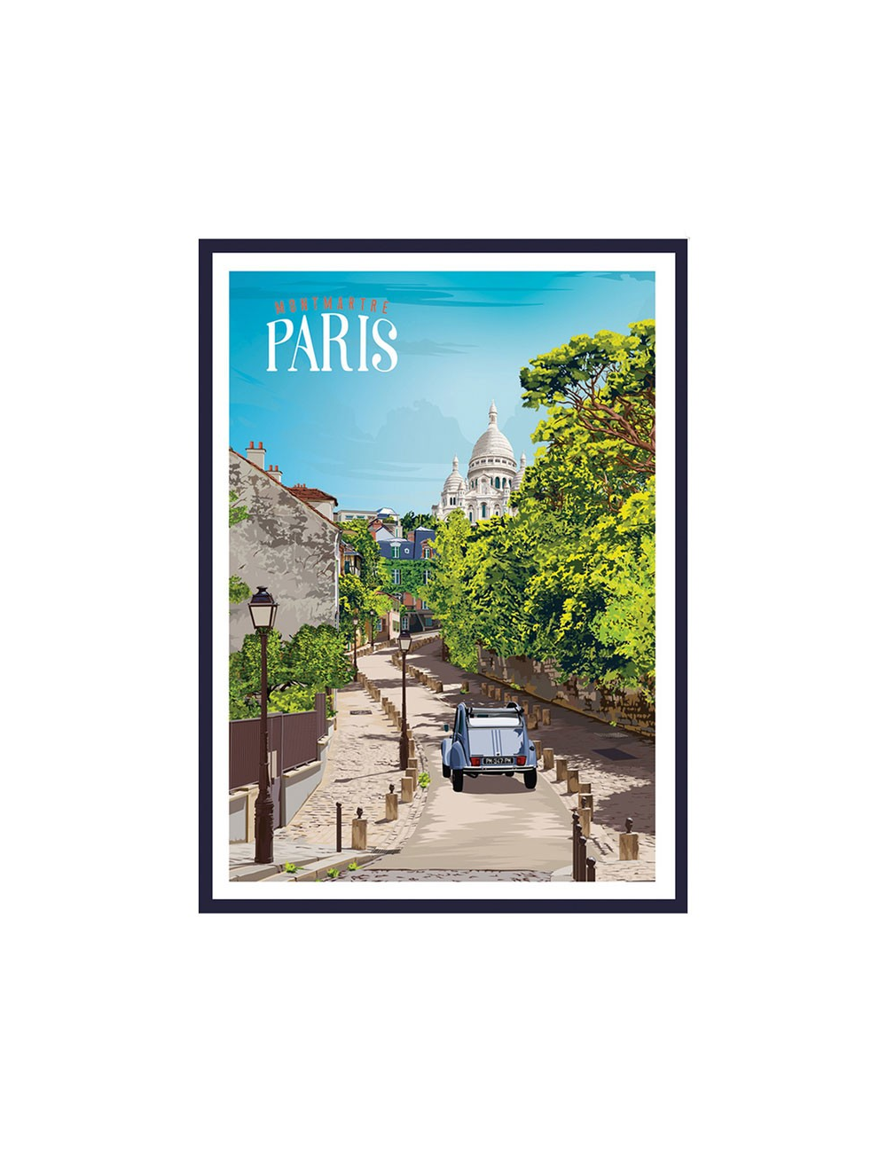 Affiche encadrée Paris – Montmartre