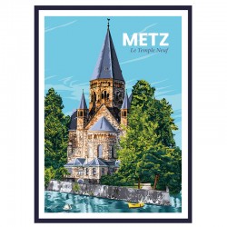 " Le Temple Neuf, Metz",...