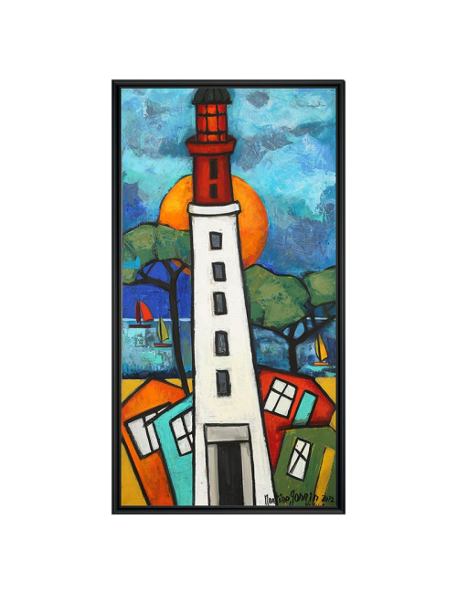 Le phare du Cap Ferret, Tableau de Martine Gonnin