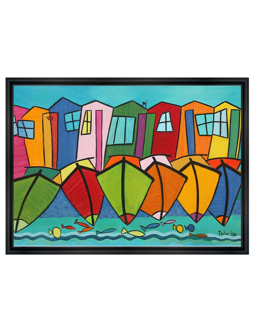 Tableau Bassin turquoise – Martine Gonnin