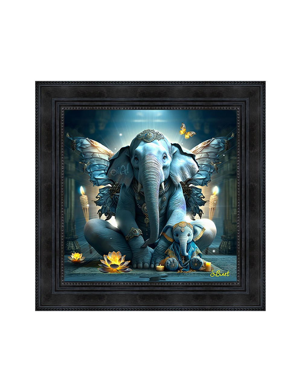 Eléphant Sagesse,Tableaux de Sylvain BINET