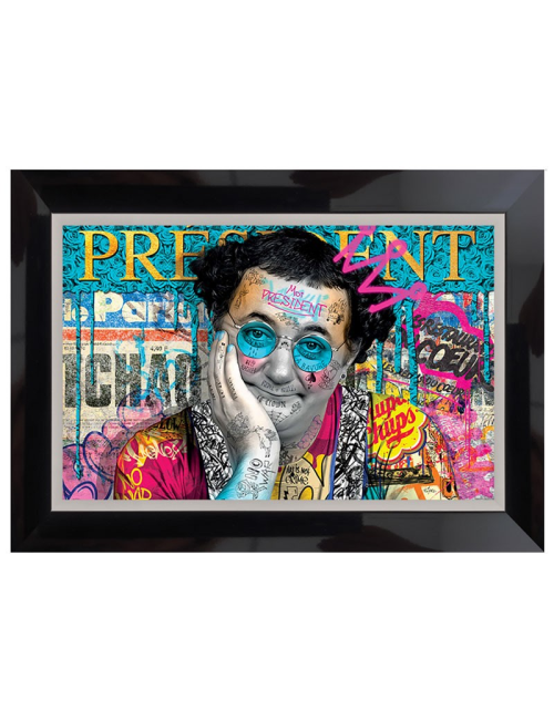 "Coluche", Tableau contemporain de ROMARIC