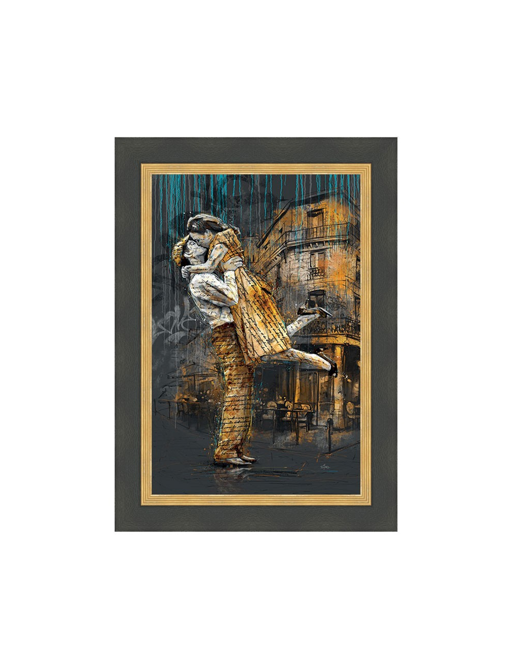 Les amoureux, Tableau de Romaric 80x120