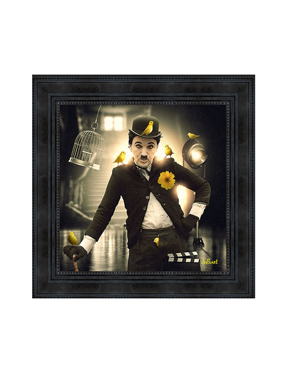 Charlie Chaplin, Tableau XXL de Sylvain Binet