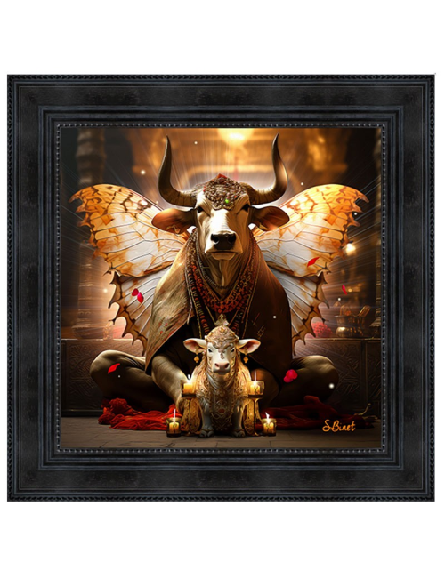 Vache sagesse, Tableaux XXL de Sylvain Binet